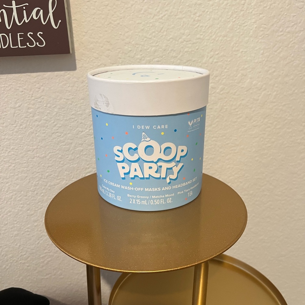 Scoop Party Ice Cream Wash-Off Masks